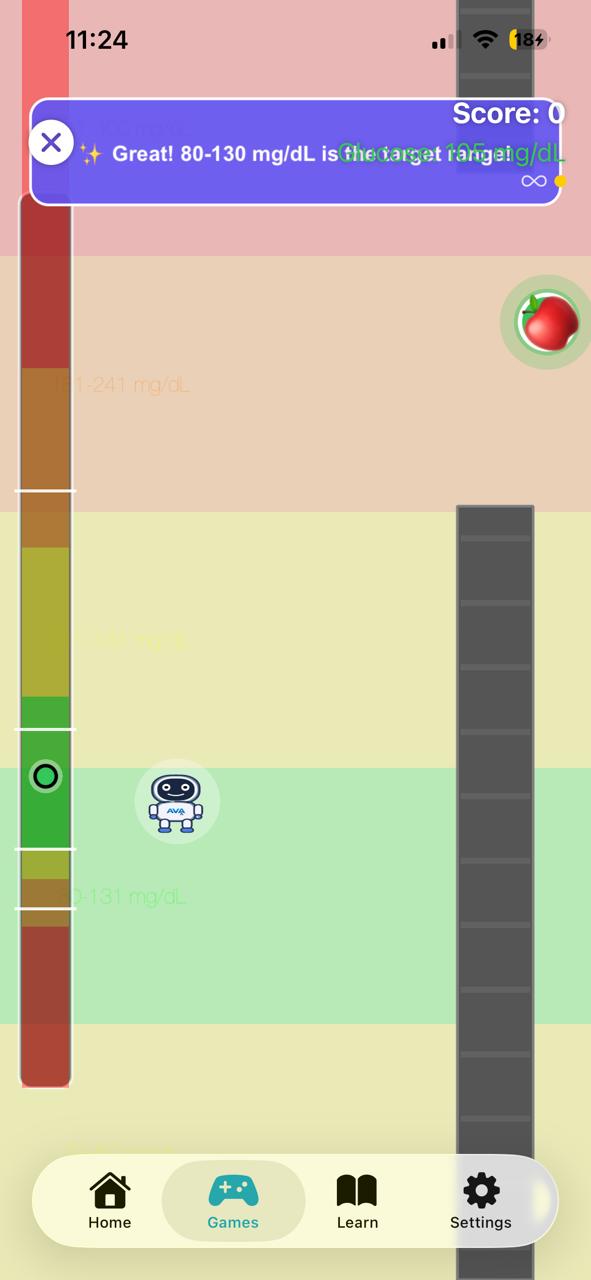 Glucose Range Game